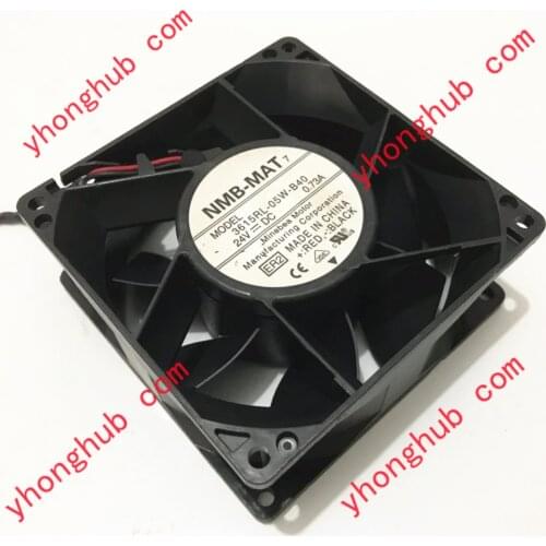 NMB-MAT 3615RL-05W-B40 ER2 DC 24V 0.73A 90x90x38mm Server Cooling Fan