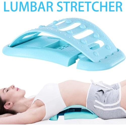 Back Stretch Equipment Massager Magic Stretcher Fitness Lumbar Support Relaxation Spine Pain Relief Corrector Health Care