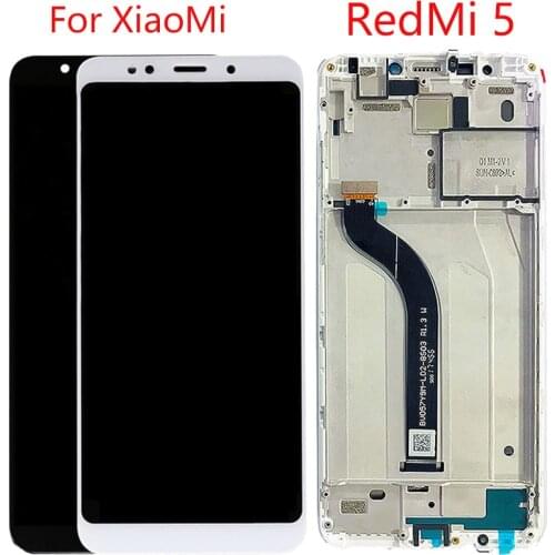 Original For Xiaomi Redmi 5 LCD Display With Frame Touch Screen Redmi 5 LCD Digitizer Assembly Replacement Repair Parts