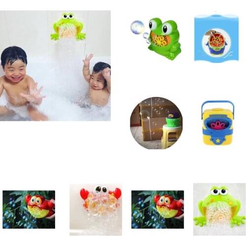Portable Cute Frog Automatic Blower Maker Kids Outdoor Toy