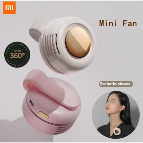 Xiaomi Portable Fan Mini USB Fan Clip-On Bladeless Fan Small Cooling For Office Household Travel Summer Cooler Air Conditioner