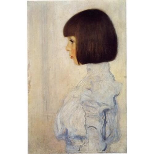 Handmade oil painting reproduction Portrait of Helene Klimt by Gustav Klimt