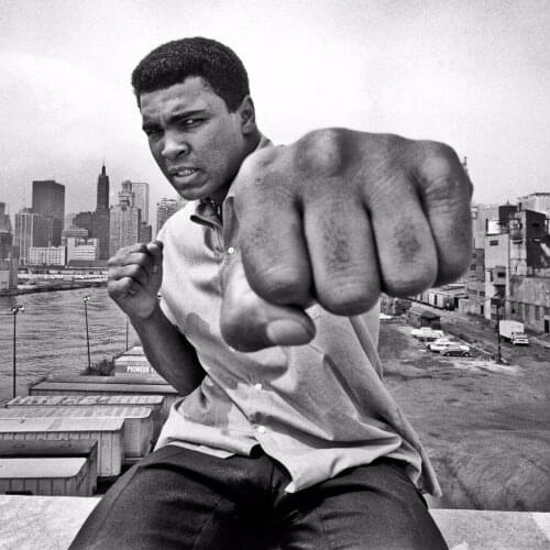 Muhammad Ali Art Film Print Silk Poster Home Wall Decor 24x36inch