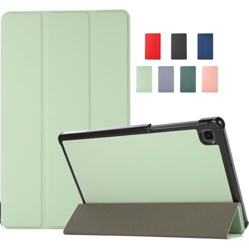 Cute Candy Color Case for Samsung Tab A7 Lite 8.7 Flip Stand Hard PC Back for Funda Tablet Samsung Galaxy Tab A7 Lite Case 2021