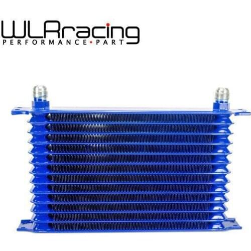 WLR RACING - UNIVERSAL 13ROW 10AN- 10AN UNIVERSAL ENGINE TRANSMISSION OIL COOLER TRUST TYPE WLR5113