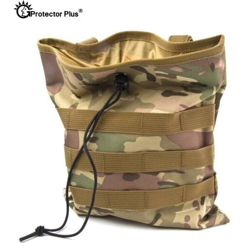PROTECTOR PLUS Tactical Recovery Pouch Molle Army Sport Bag Camo Durable Military Airsoft Paintball Folding Hunting Climbing Bag