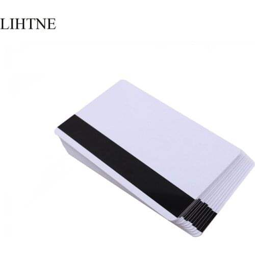 10PCS CR80 LOCO 300 OE Low Resistant Magnetic Stripe Card Blank PVC Magnetic Cards