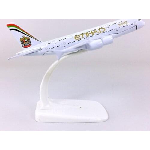 14CM 1:400 Etihad Airbus A380-800 model ETIHAD airplanes with base alloy aircraft plane collectible display toy model collection