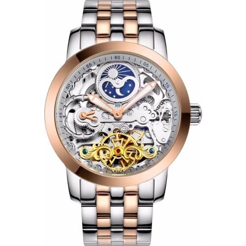 2017ailang New Skeletal Luxury Watch Men Watch Automatic Mechanical Watch Mens Business Casual Mens Watch Alarm Clock