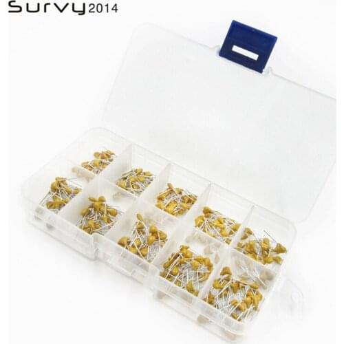300pcs 50V Ceramic Capacitor Assortment 10 Value 10pF To 100nF BBC diy electronics