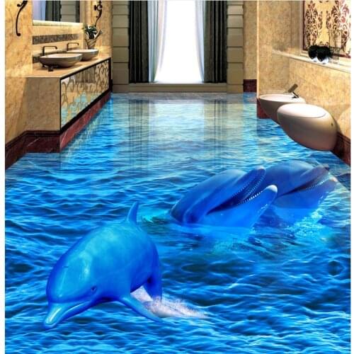 3D wallpaper 3d floor murals PVC waterproof floors Photo wallpaper mural floor Home Decoration