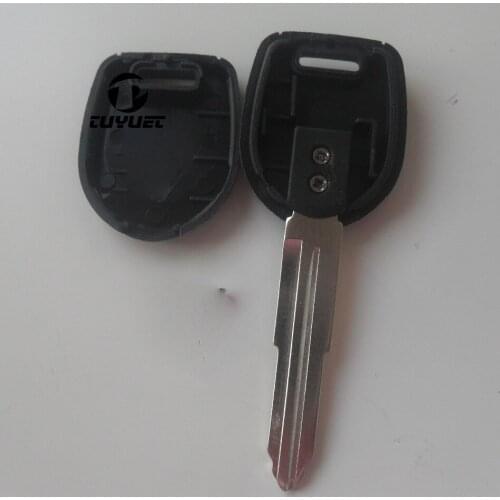 Transponder Key Shell For Mitsubishi With Right Side Key Blade FOB Car Key Case