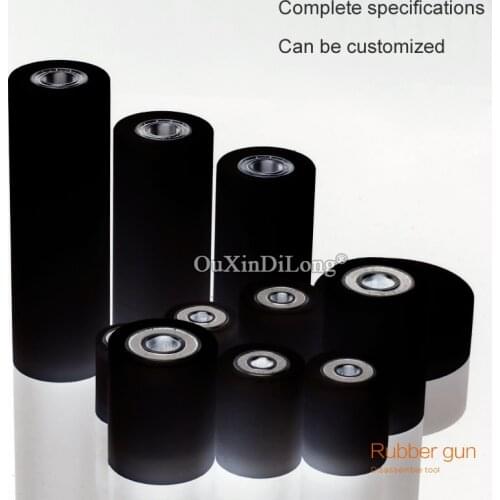 2PCS Black Polyurethane Bearing Wheel Diameter 40mm,Hole 10mm POM Wheel, Driven Pulley,Mute Guide Wheel Double Bearing GF333