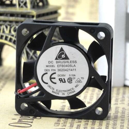 Delta EFB0405LA DC 5V 0.1A 2-wire 40x40x10mm 4cm Server Blower Cooling Cooler Fan