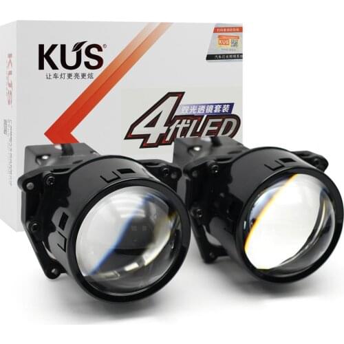 Dual Reflectors 3.0 Inches 50W Bi LED Lenses Hella 3R G5 Projector LED Lens In Headlight Car Styling Retrofit Accessories