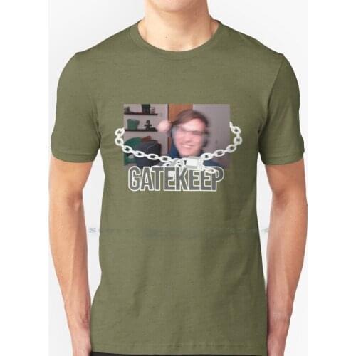 Charlie Slimecicle Gatekeep T Shirt 100% Pure Cotton Charlie Slimecicle Lunch Club Dream Smp Smp Live Dsmp Jschlatt Ted Nivison