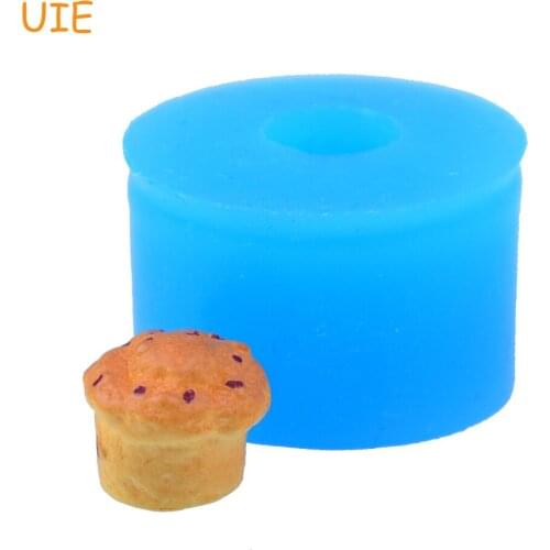 GYL100U 12.5mm 3D Muffin Silicone Mold - Cupcake Mold Dessert, Fondant, Chocolate, Cookie Biscuit, Resin Clay, Food Safe