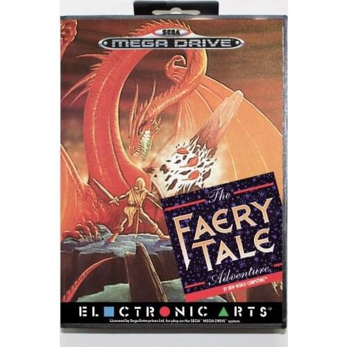 Faery Tale Adventure 16 bit SEGA MD Game Card With Retail Box For Sega Mega Drive For Genesis