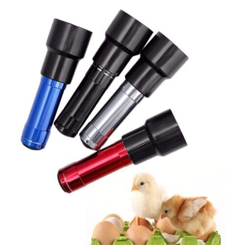 1Pc Incubator Eggtester Egg Candling Lamp 9 LED Egg Candling Lamp 4 Colors Optional Poultry Incubation Tool Free Shipping