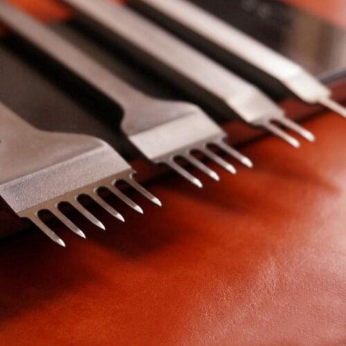 3/4/5/6mm Leather Craft Tools Hole Punches Stitching Punch Tool 1+2+4+6