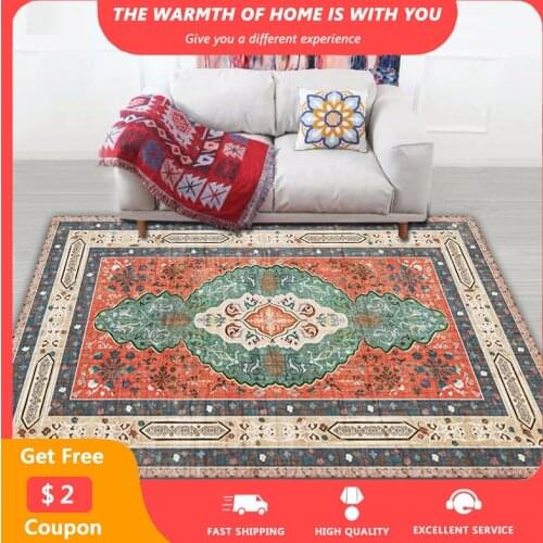 Persian Large Rugs 120x160cm Bohemia Ethnic Style Carpets for Living Room Non-Slip Washable Palor Floor Rug Drop Shipping tapis