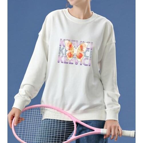 Creative Butterfly Sweatshirt Cotton Oversize Hoodie Girls Harajuku Unisex Clothing Vintage Casual Loose Long Sleeve Thin Tops