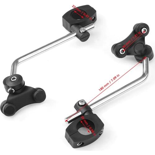 Windscreen Bracket Motorcycle 7/8" 22mm 25mm Universal Standard Handlebar Windshield Mount Clamp For MT09 MT07 R1200GS F800GS