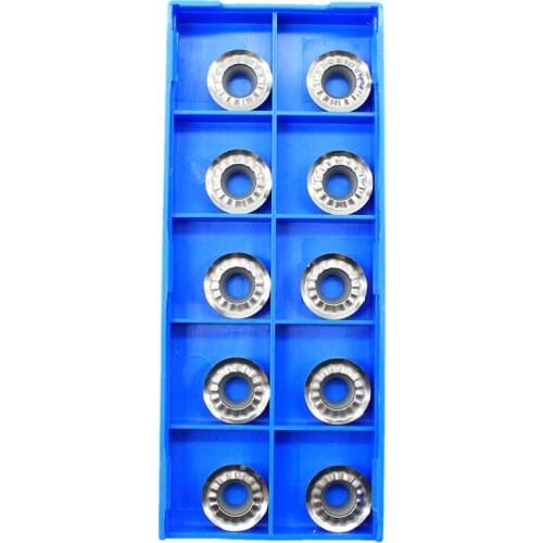 10PCS RPGT1204MO AK H01 Aluminum Cutter Blade Insert Cutting Tool CNC Tools AL +TIN Alloy Wood Face Milling Turning Tool