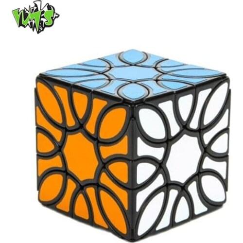 Lanlan Sunflower Magic Cube 3x3 Speed magic Cubo Magico stickers 3x3x3 baby kids toys collection educational cube puzzle lanlan