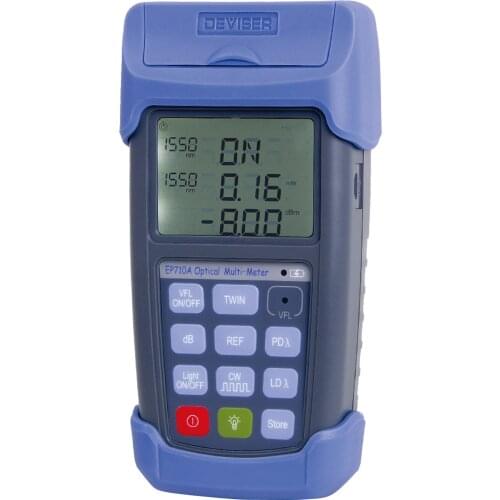 3 in 1 Multifunction Optical Power Meter Visual Fault Locator Light Source Test optical fiber tester 10km VFL Deviser EP710