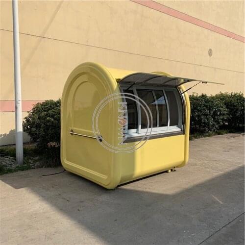 China innovation new outdoor with 4 wheels mini mobile food truck kiosk food cart trailer