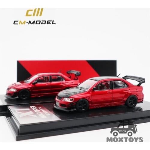 CM Model 1:64 Mitsubishi Lancer Evo IX Metallic Red Diecast Model Car