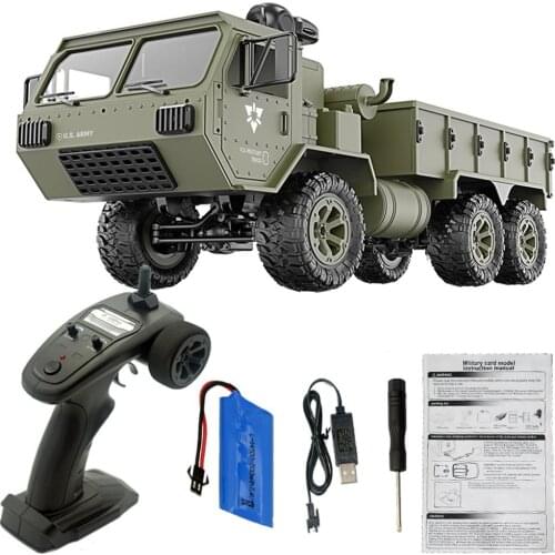 Fayee FY004A 1/16 2.4G 6WD RC Car Proportional Control US Army Military Truck RTR Model Toys Kids Toys Gifts For Boys