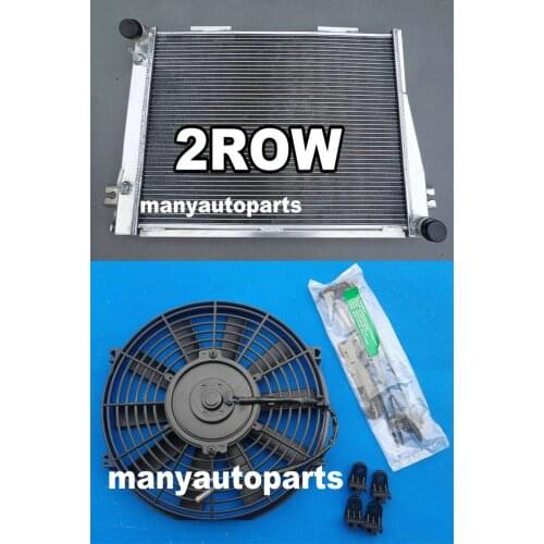 Brand new aluminum radiator +FAN For BMW 5 E28 525 i/528 i/533 i/535 i;6 E24 628/633/635 CSi