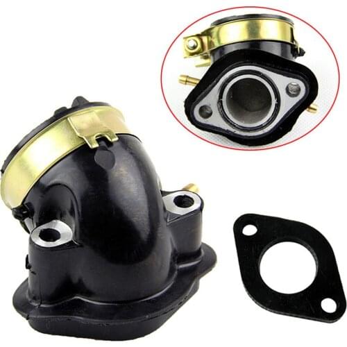 New Carburetor Carb GY6 125 150cc Intake Manifold Pipe Moped Scooter go Karts Replacement Repair Tool Accessories 45mm