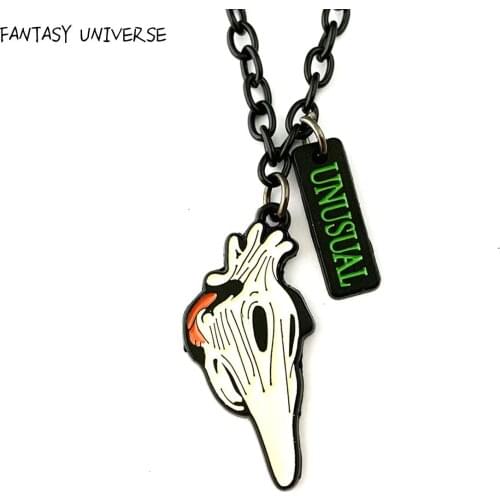 FANTASY UNIVERSE Beetlejuice Necklace Charm High quality Mask Pendant Original Design Metal Jewelry/Can wholesalel