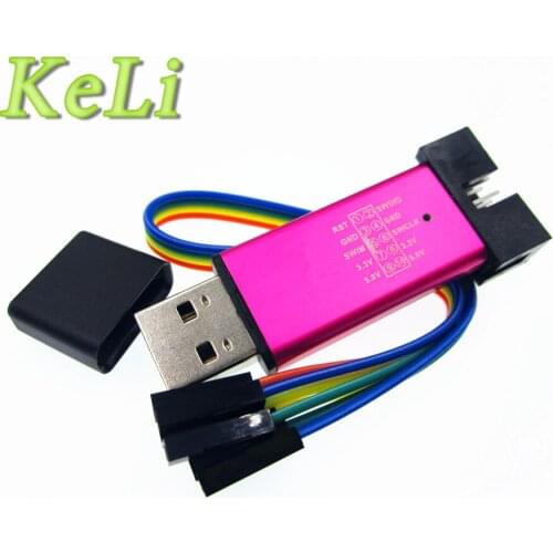 5PCS ST LINK Stlink ST-Link V2 Mini STM8 STM32 Simulator Download Programmer Programming With Cover