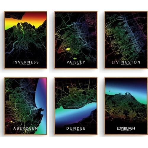 Scotland DIY Diamond Embroidery 5D Full Square Round Drill Mosaic City Scenery Rhinestone Painting Cross Stitch Wall Decor