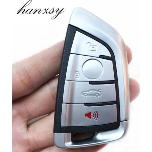 HANZSY 3+1/4 Buttons Remote Key Fob For BMW 1 2 7 Series X1 X5 X6 X5M X6M F Class Replacement Smart Key shell Case Cover