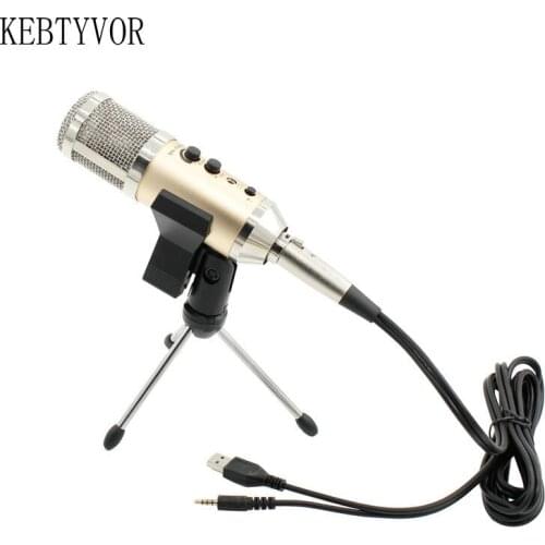 MK-F500TL Studio Microphone USB Condenser Sound Recording Add Stand free Driver For Mobile Phone Computer Update MK-F200TL