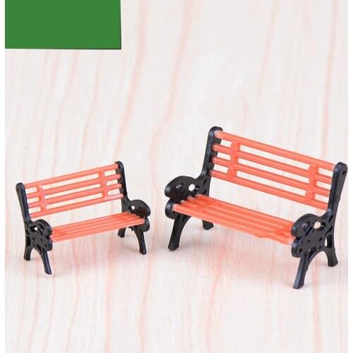 Park Chairs Stools Moss Micro Landscapes Meat Ornaments Creative Decorations Home Decor Miniature Garden Miniatures Figurines