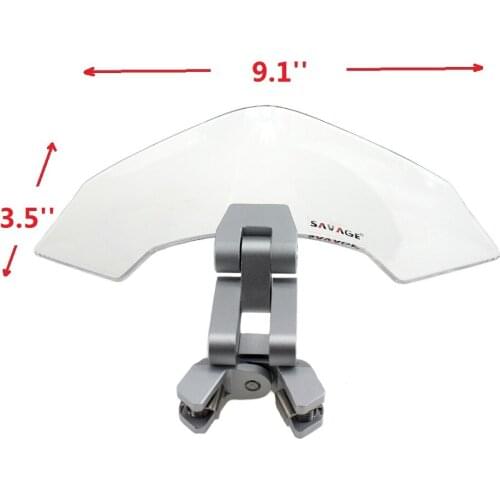 Universal Motorcycle Windshield Airflow Adjustable Windscreen extension Deflector Windshield Spoiler