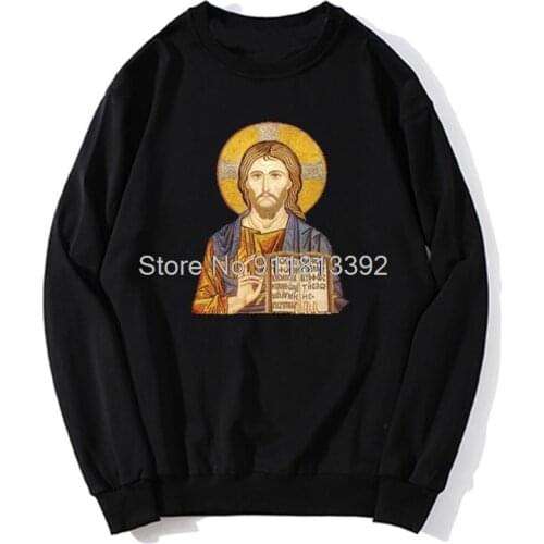 Jesus Don't Be A Dick Funny Joke Black Hoodie Hoodies Unisex Men Fleece Sweater Sweatshirt Streetwear Harajuku