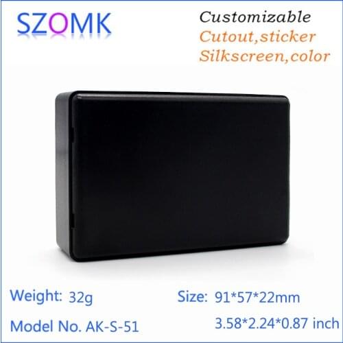 1pcs a lot High quality abs material plastic junction box plastic housing for electronics products 91*57*22mm