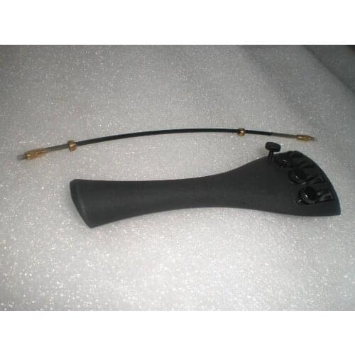 8 PCs VIOLA Carbon Fiber Tail piece with 8 PCs Nylon VIOLA tail guts