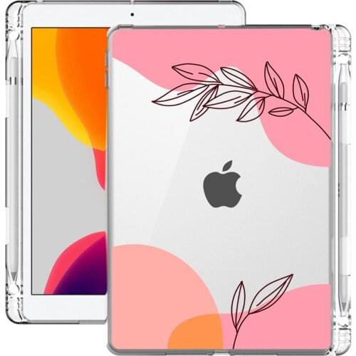 Abstract Painting Cover Air 4 With Pencil Holder for iPad Case Pro 11 Funda 2020 7th Generation 6th Mini 5 Cases Air 3 Pro 12.9