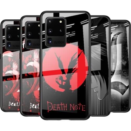 Tempered Glass Cover Anime Death Note For Samsung Galaxy S21 Ultra Plus 5G M51 M31 M21 Shockproof Shell Phone Case