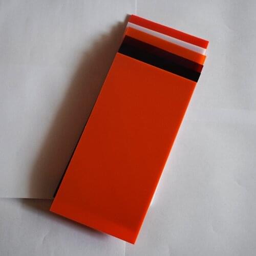 2pcs 100*200*2mm/2.3mm/2.7mm colored PC sheet / plate /DIY toy accessories technology model parts/baby toys