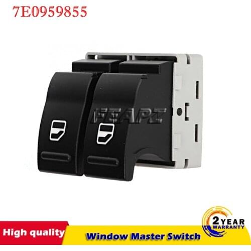 Car Front Left Power Window Master Switch Fits for Transporter MK V 2003-2016 7E0959855
