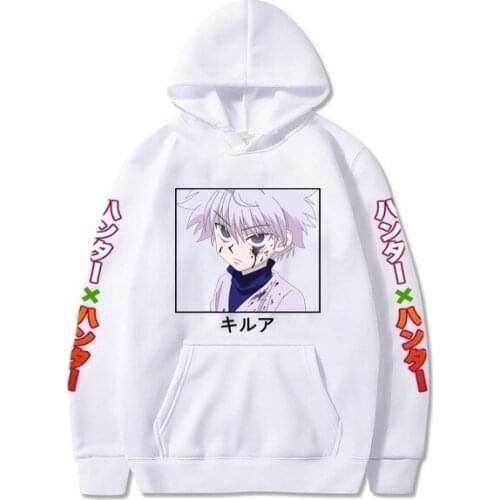 Hunter X Hunter Print Long Sleeve Harajuku Hoodies Streetwear Tops Sweatshirt Casaul Hoodie Unisex Clothings